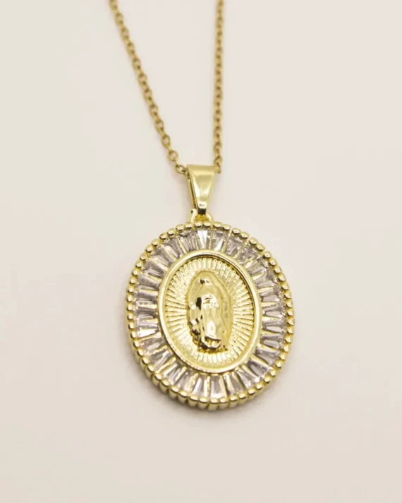 Colar medalha nossa senhora