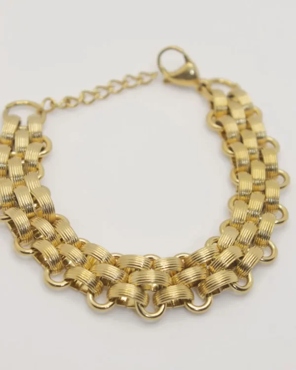 Pulseira malha grossa