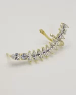 Earcuff longo com brilhantes