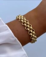 Pulseira malha grossa