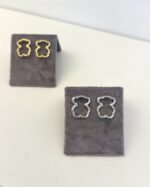 Brincos urso em prateado