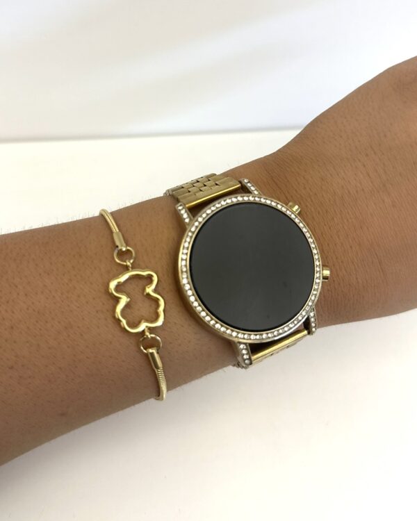 Pulseira urso em dourado