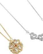 Colar magnético trevo 2 em 1