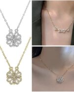 Colar magnético trevo 2 em 1