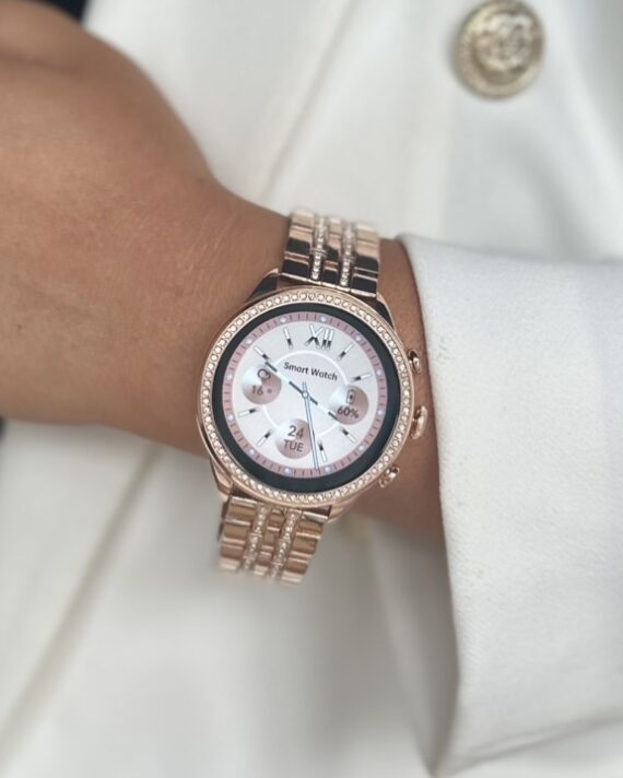 Smartwatch senhora (inclui 4 braceletes)